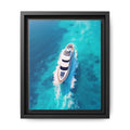 Nautical Elegance: Canvas Boat Portrait