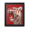 Vibrant Red Tiger Portrait