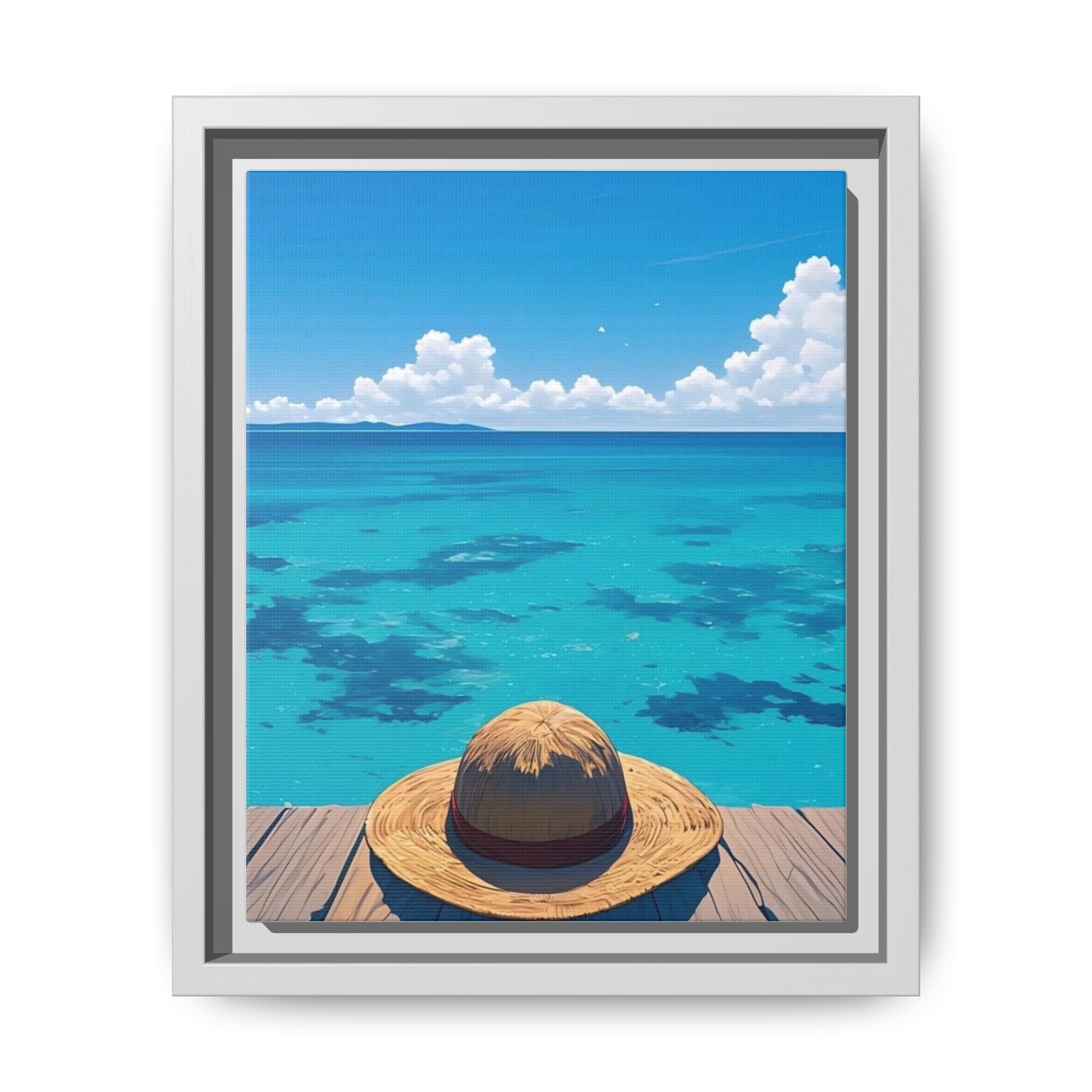 Straw Hat by the Water