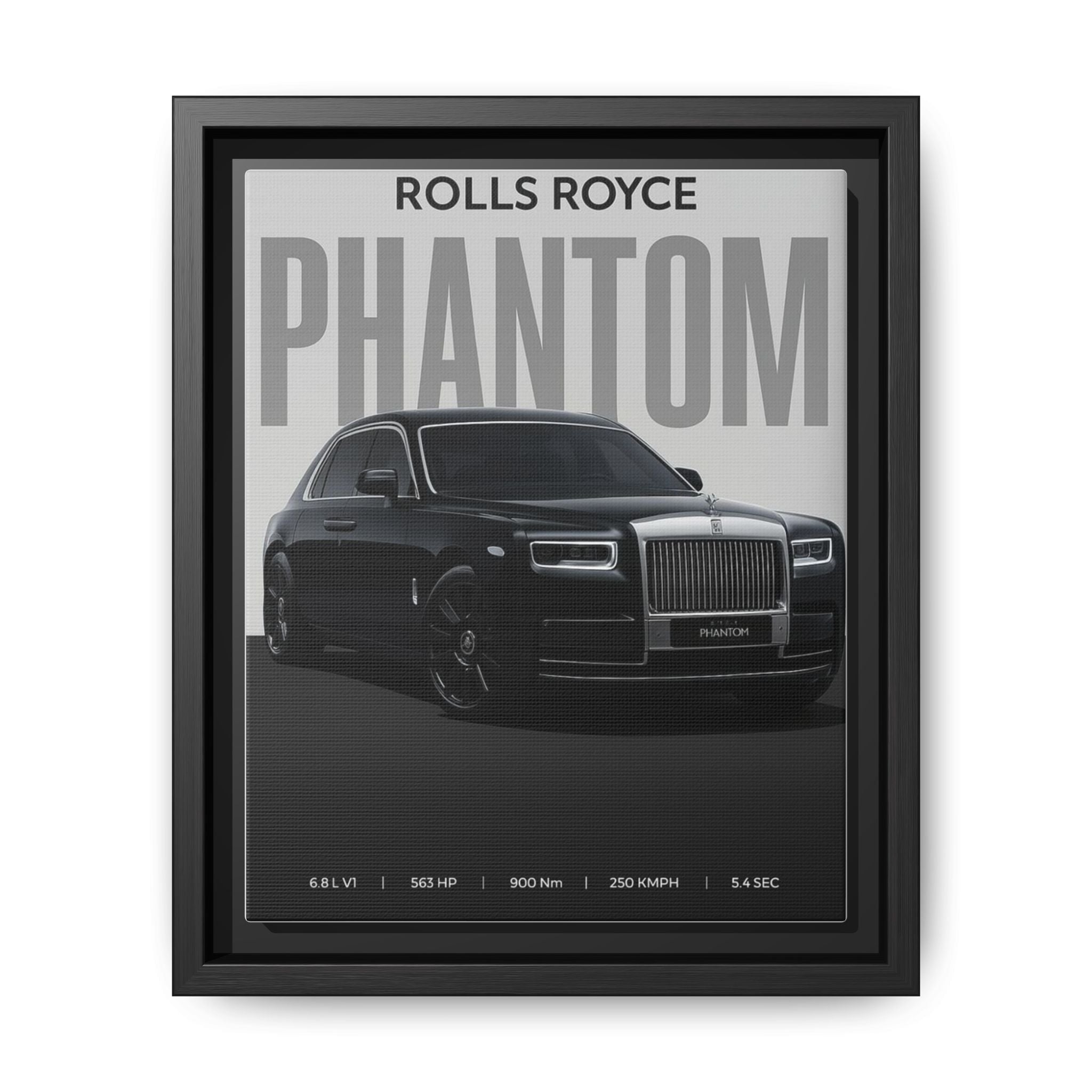 Pop Art Portrait of the Rolls Royce Phantom