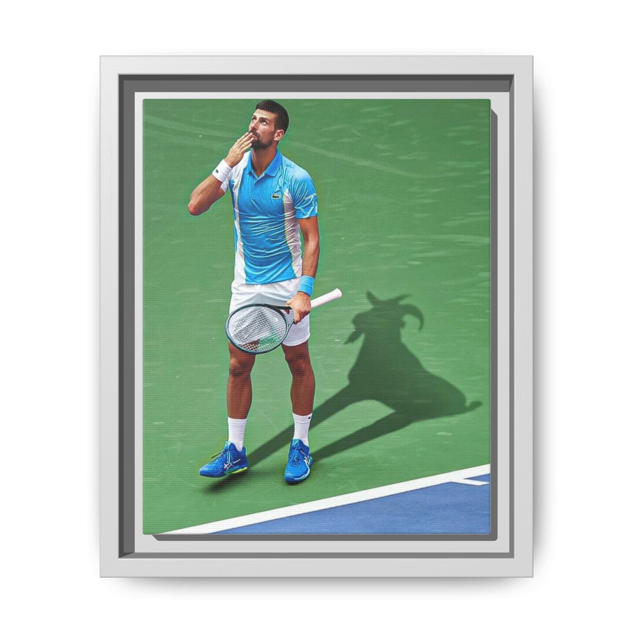 On-Court Celebration: The Shadow of Tennis