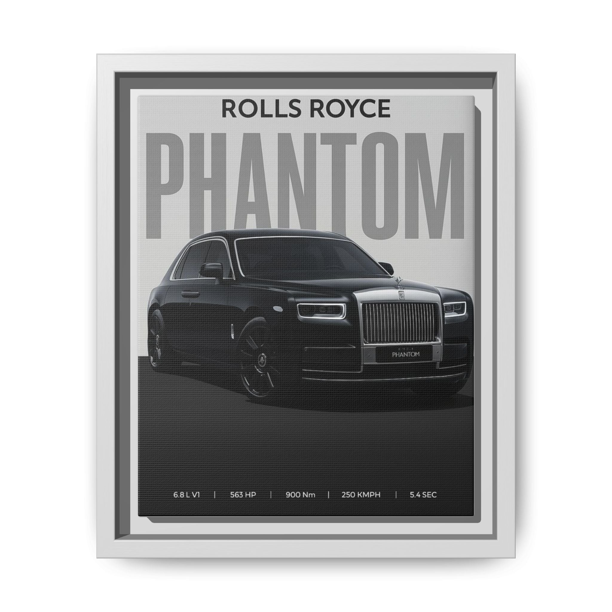 Pop Art Portrait of the Rolls Royce Phantom
