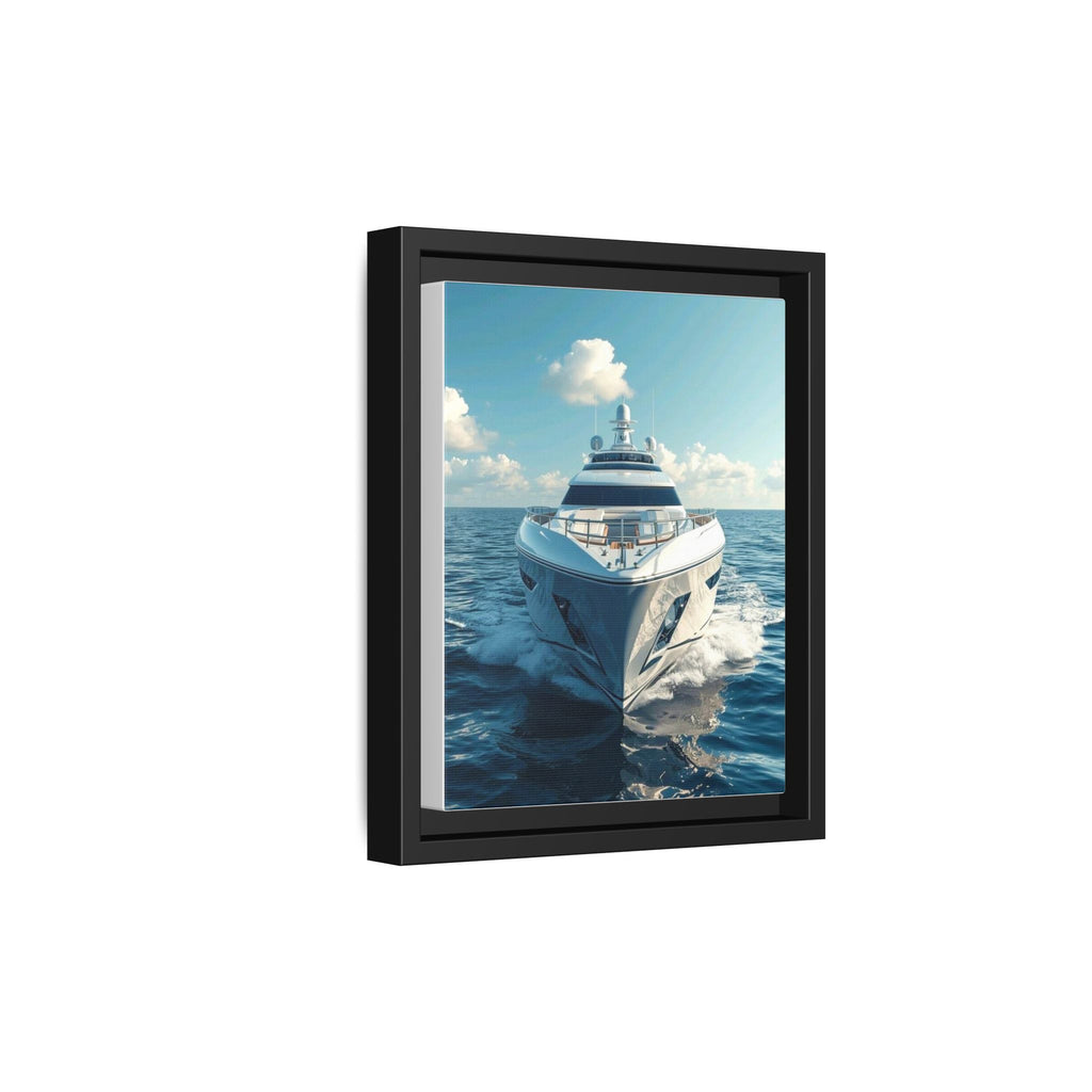 Nautical Elegance: Canvas Yacht Portrait