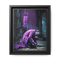 Artistic portrait of the Joker in bright colors