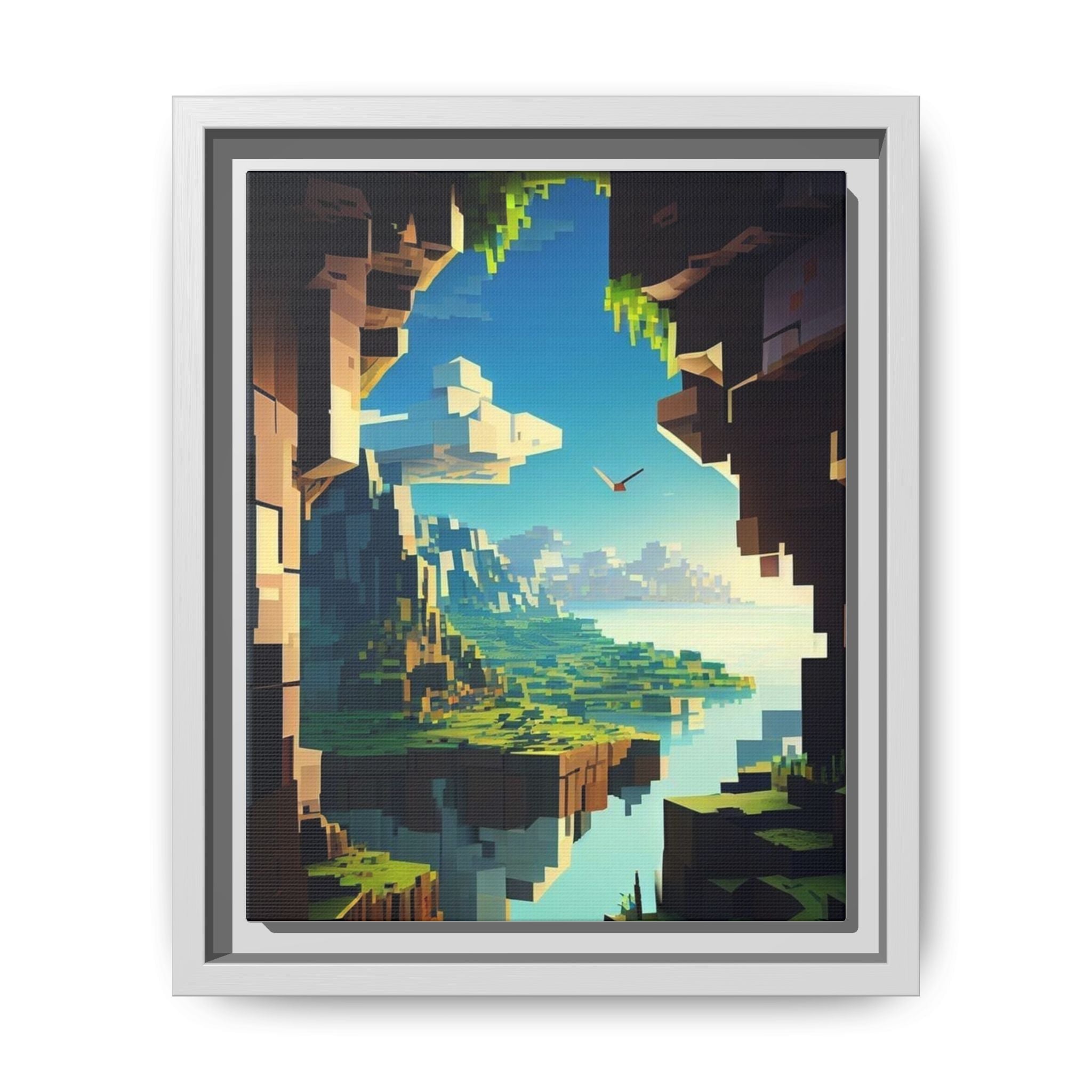Pixelated Adventure: Enchanting Landscape