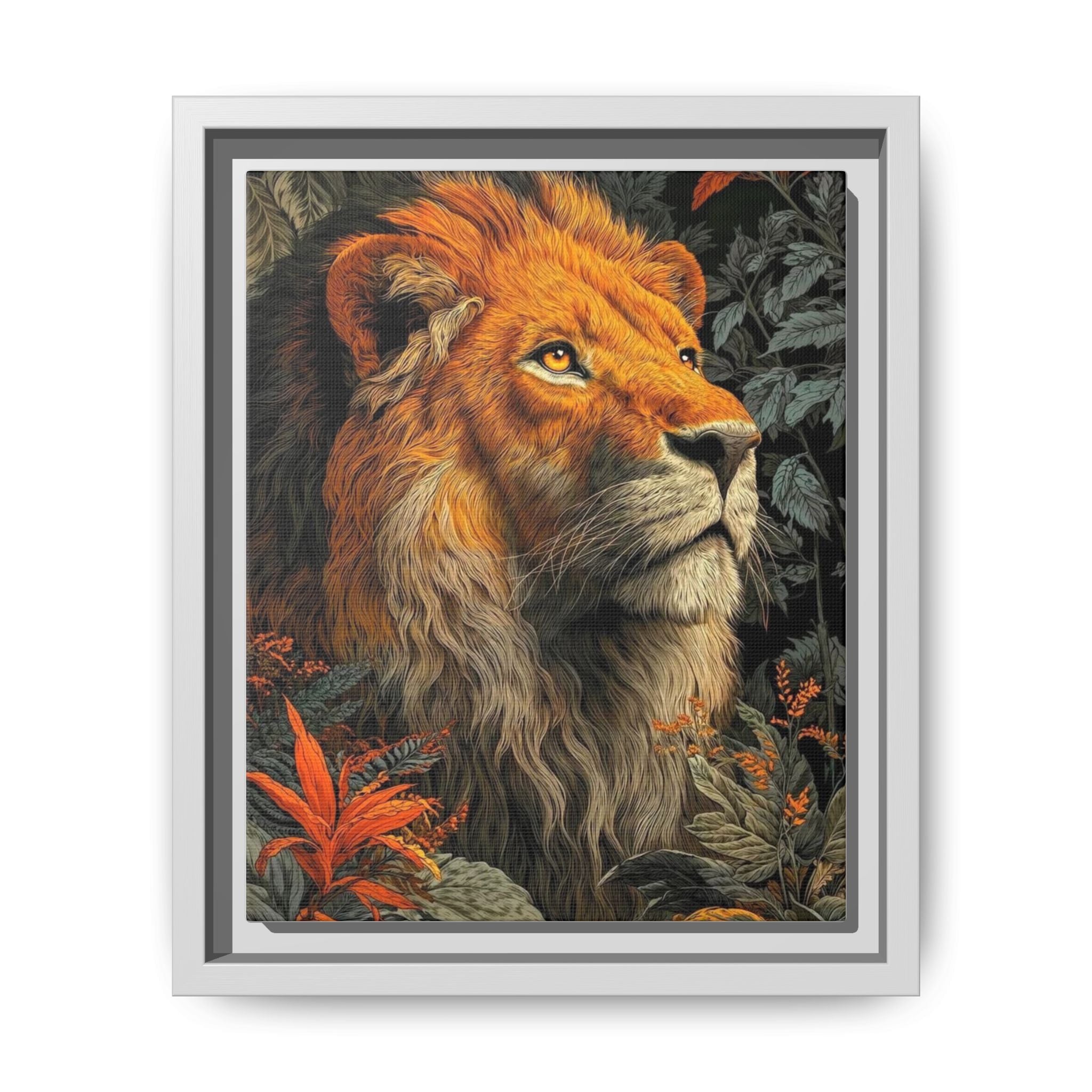 Nature's Roar: Dazzling Lion Portrait
