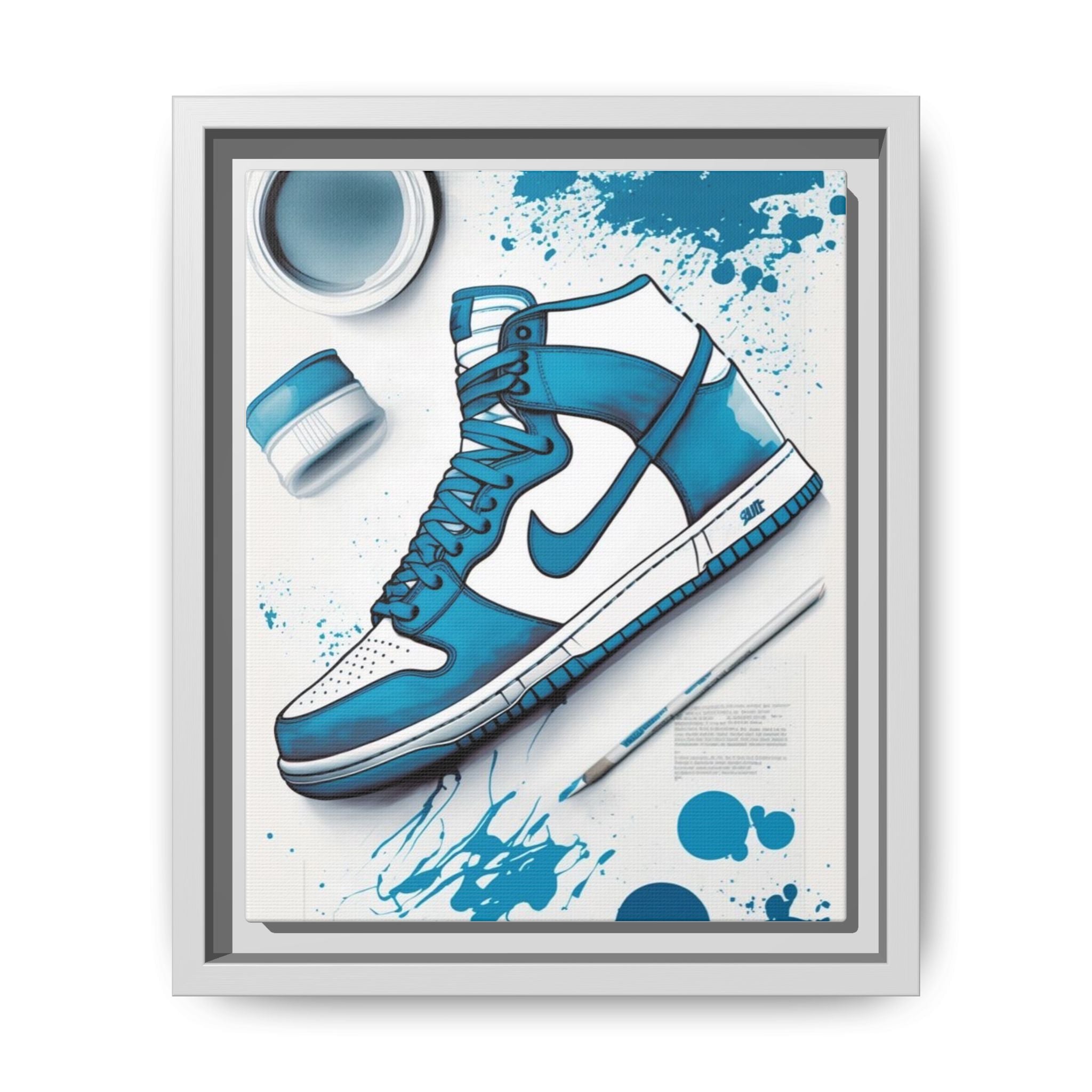 Choosing Your Path: The Art of Blue Sneakers