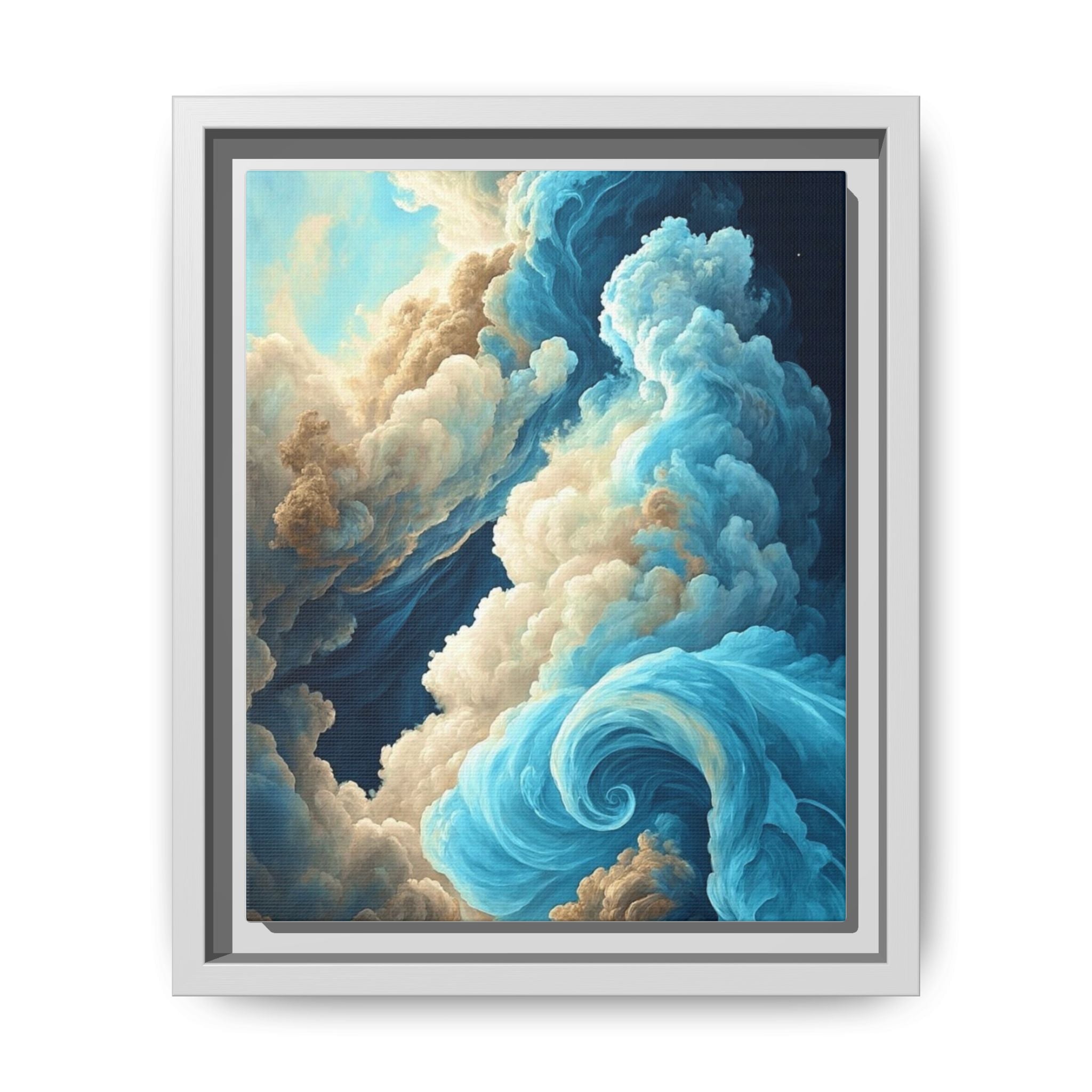 Celestial Elegance: Matte Canvas Print