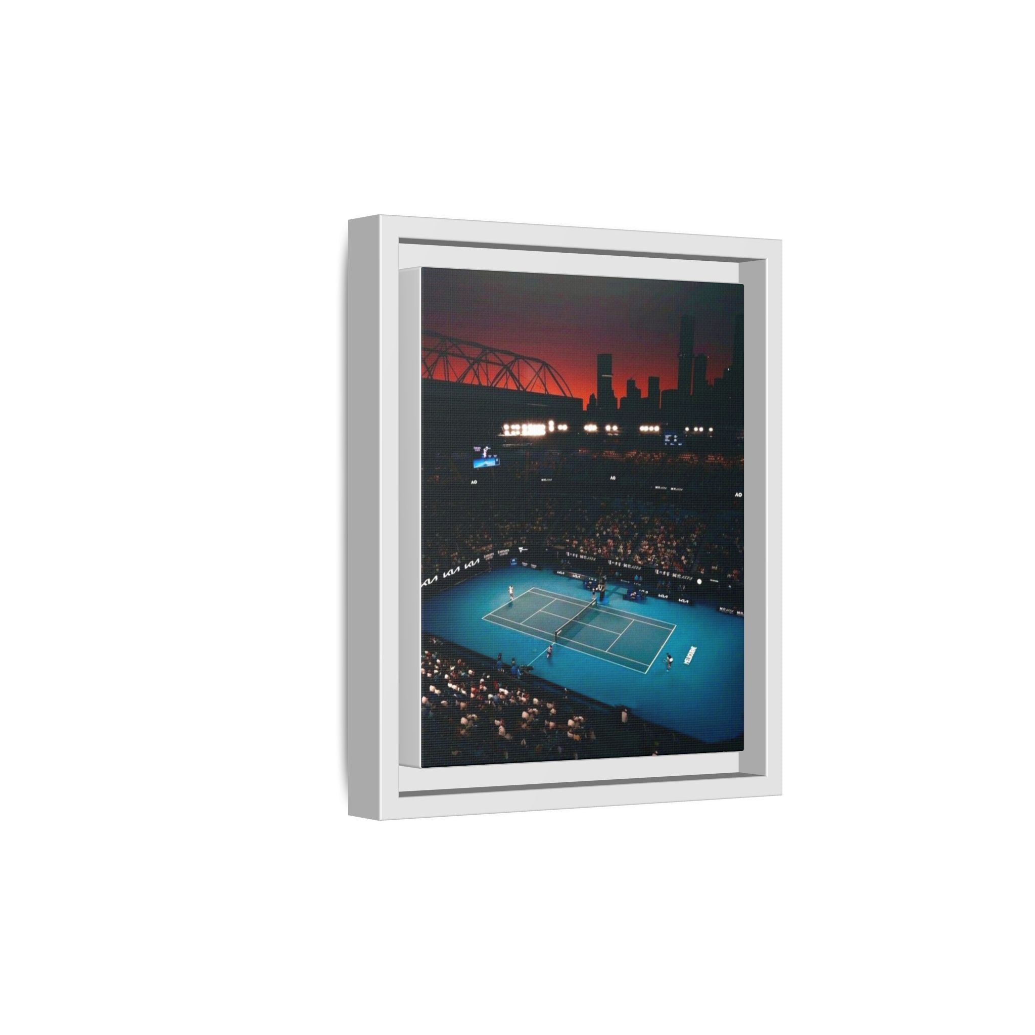 Tennis Energy at Dusk