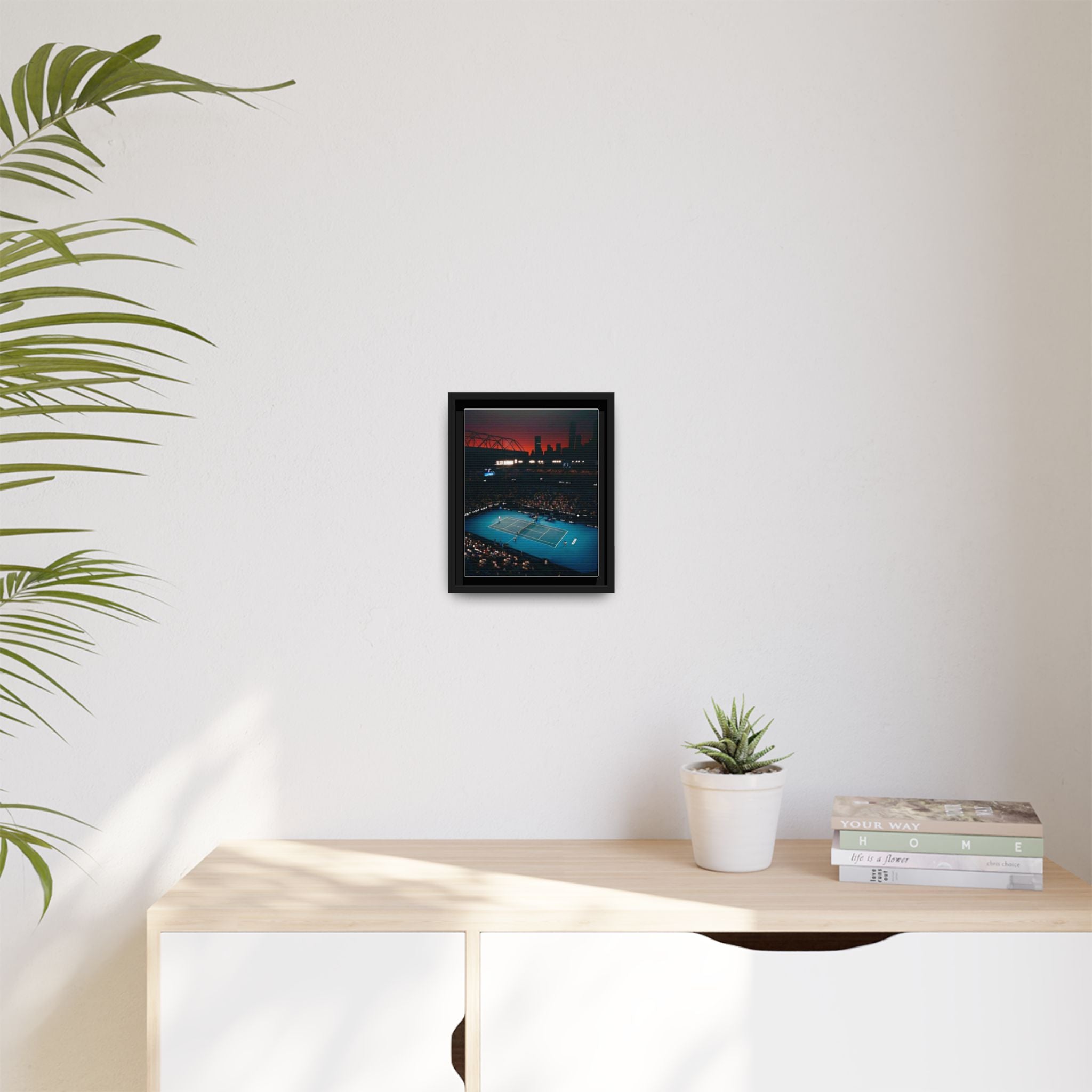 Tennis Energy at Dusk