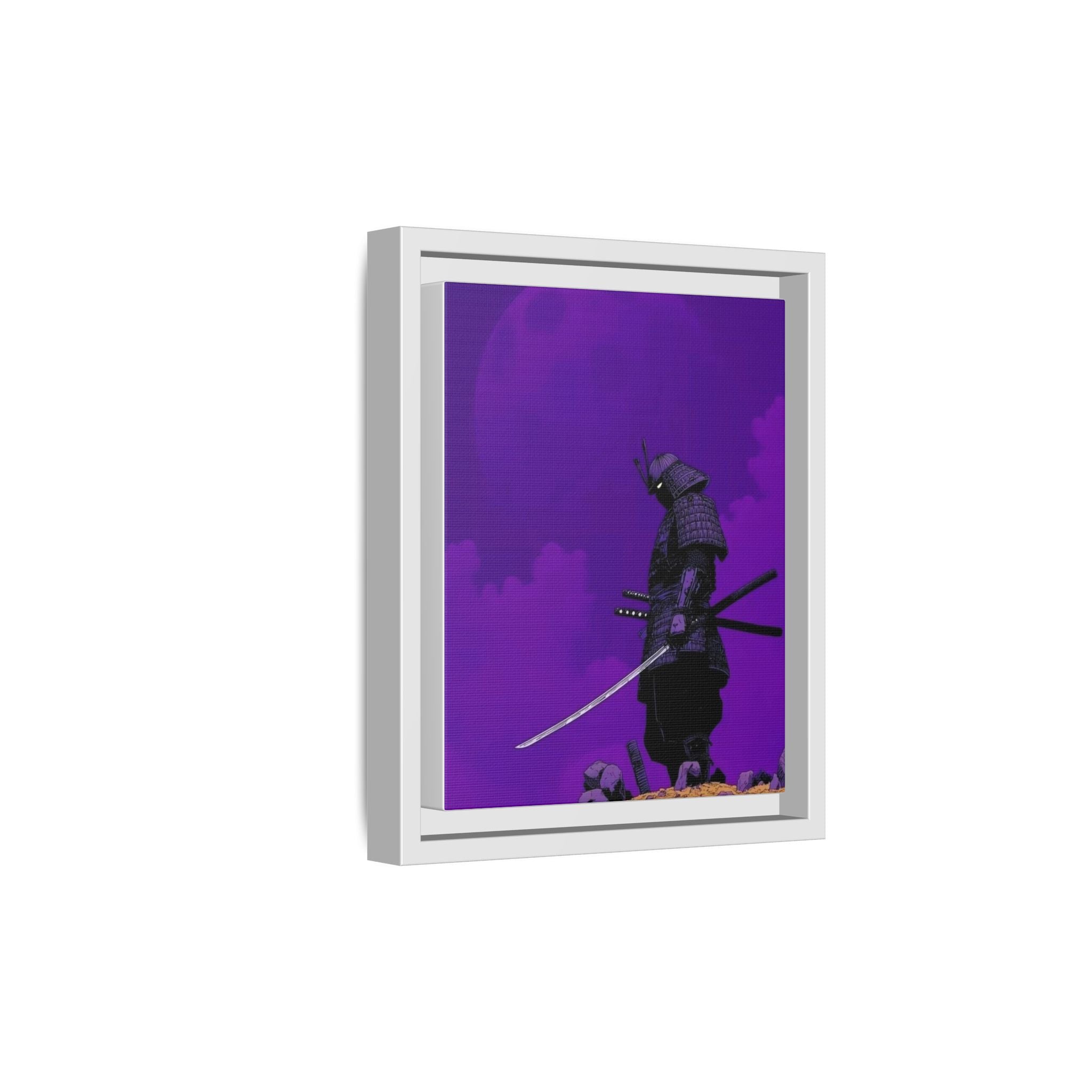 Mystic Samurai Under the Moon