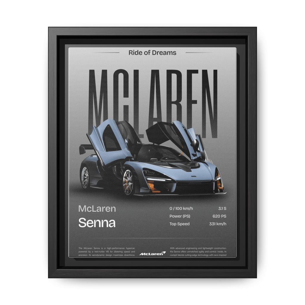 Elegance of Speed: McLaren Senna in Portrait