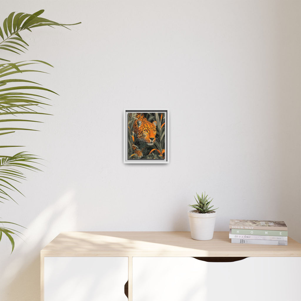 Leopard in Awakening Portrait — Vibrant Canvas Art