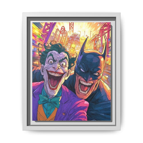 Energy and Madness: Batman and Joker in Portrait