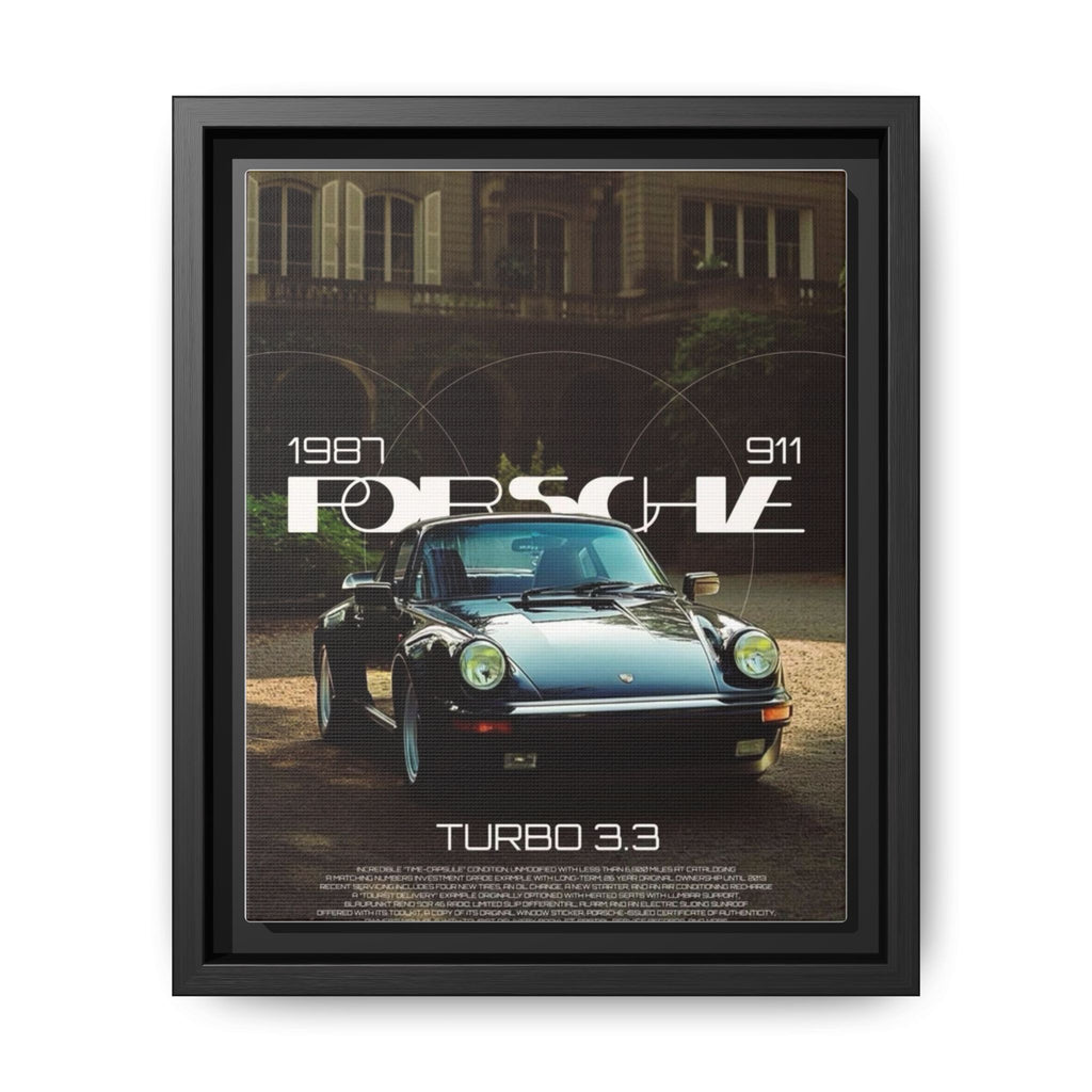 Artistic portrait of the legendary Porsche 911 Turbo 3.3