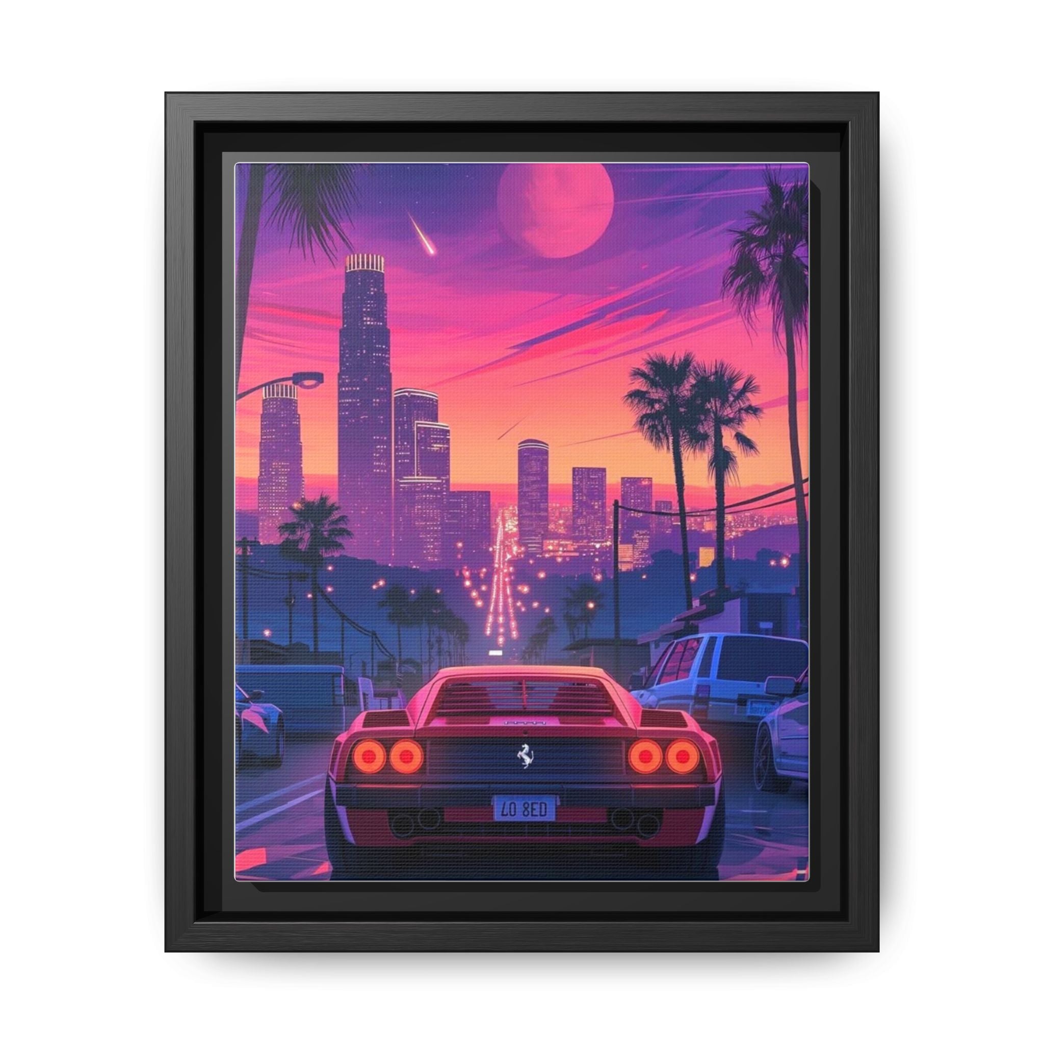 Urban Escape: Vibrant Pop Art Print