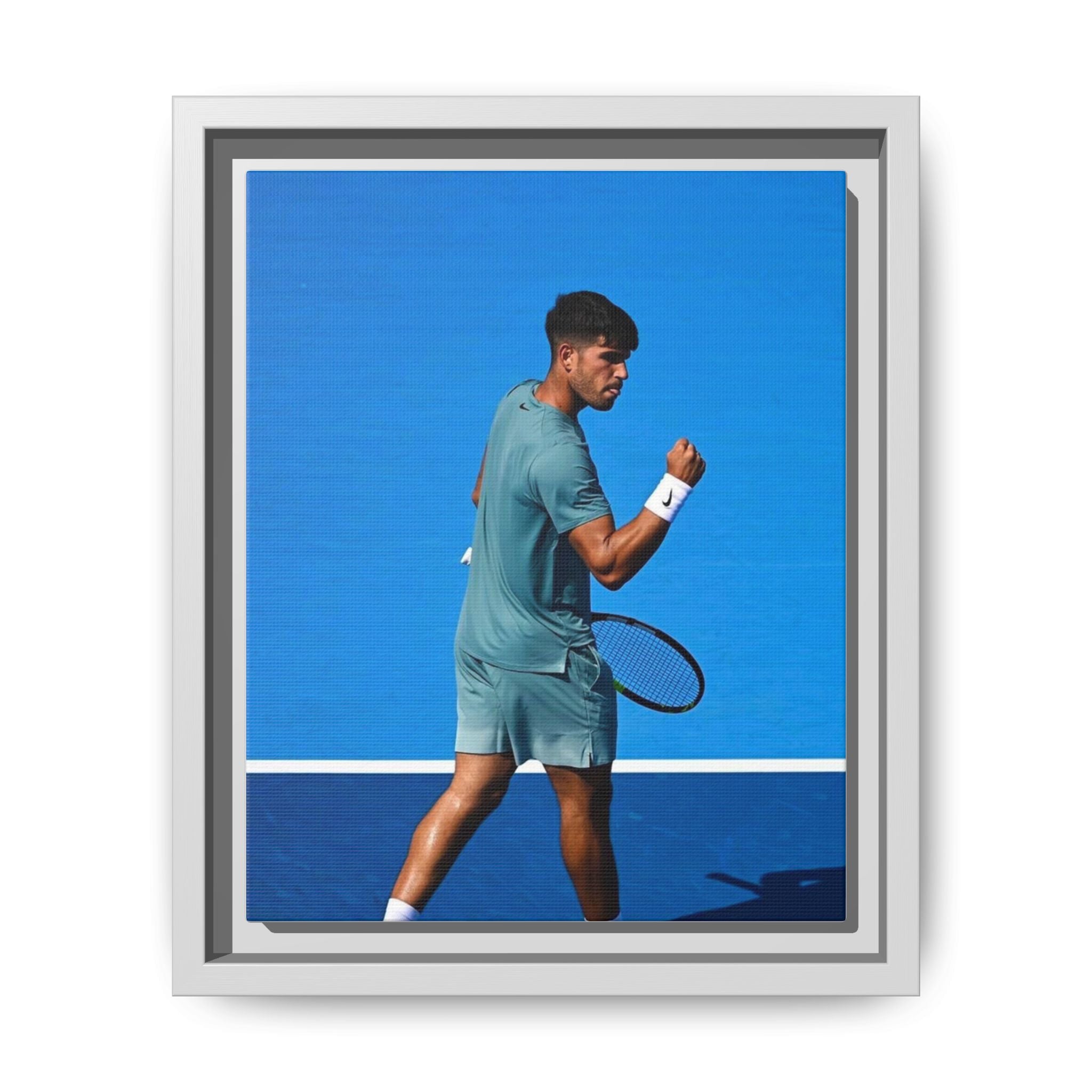 The energy of tennis in action