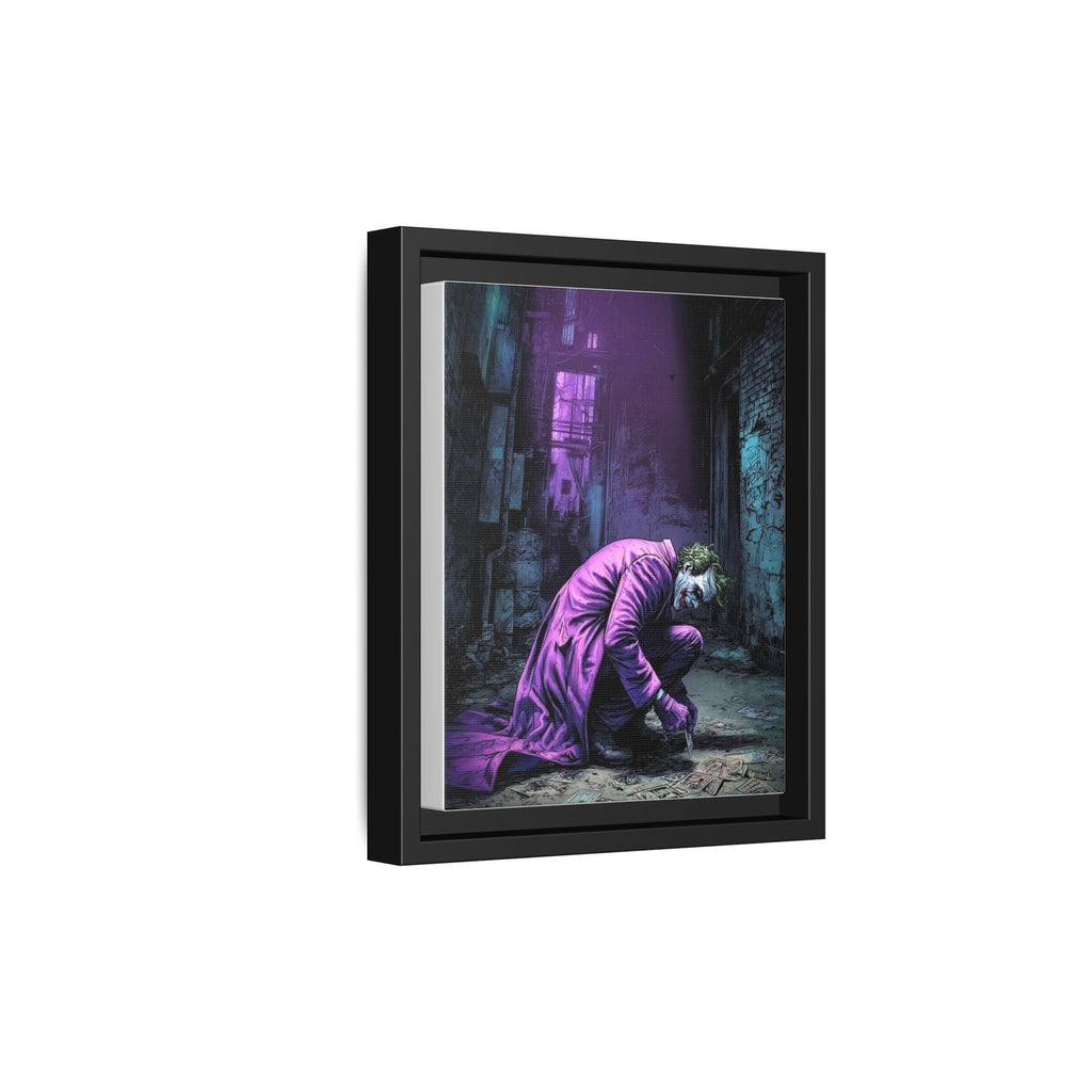 Artistic portrait of the Joker in bright colors