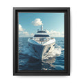 Nautical Elegance: Canvas Yacht Portrait