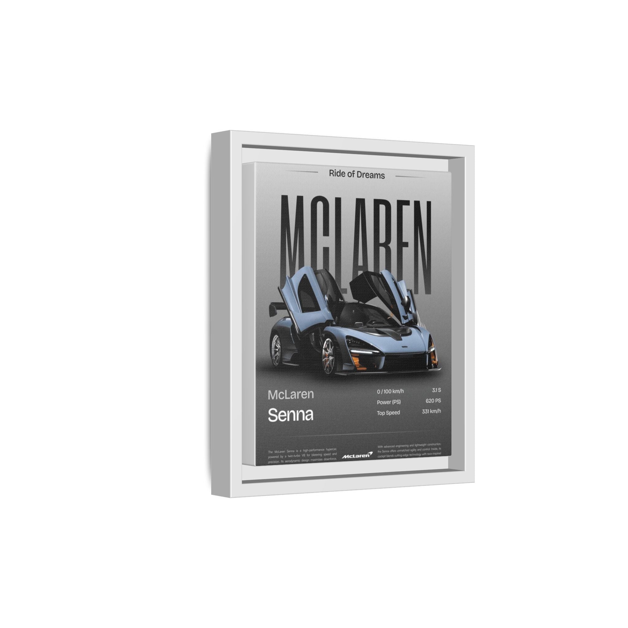 Elegance of Speed: McLaren Senna in Portrait