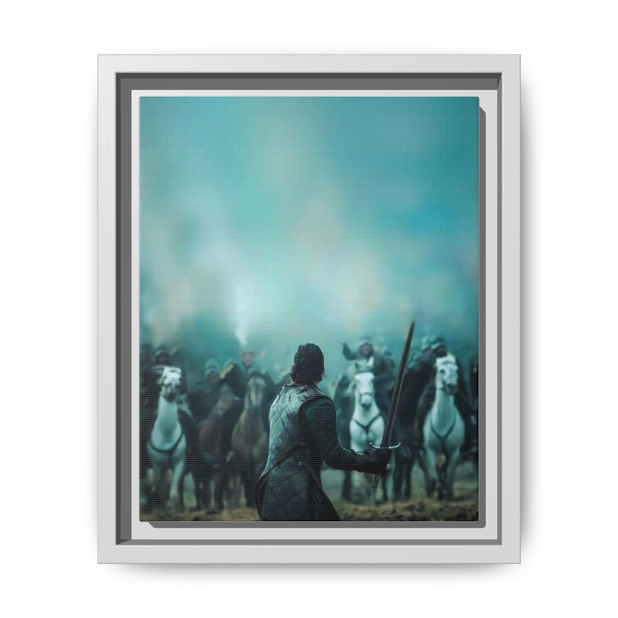 Equestrian Epic: Matte Combat Portrait