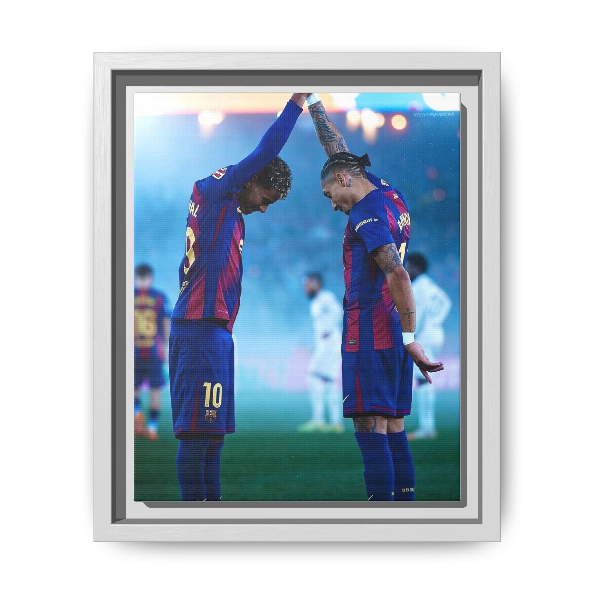 Pop Art Portrait: Football Celebration