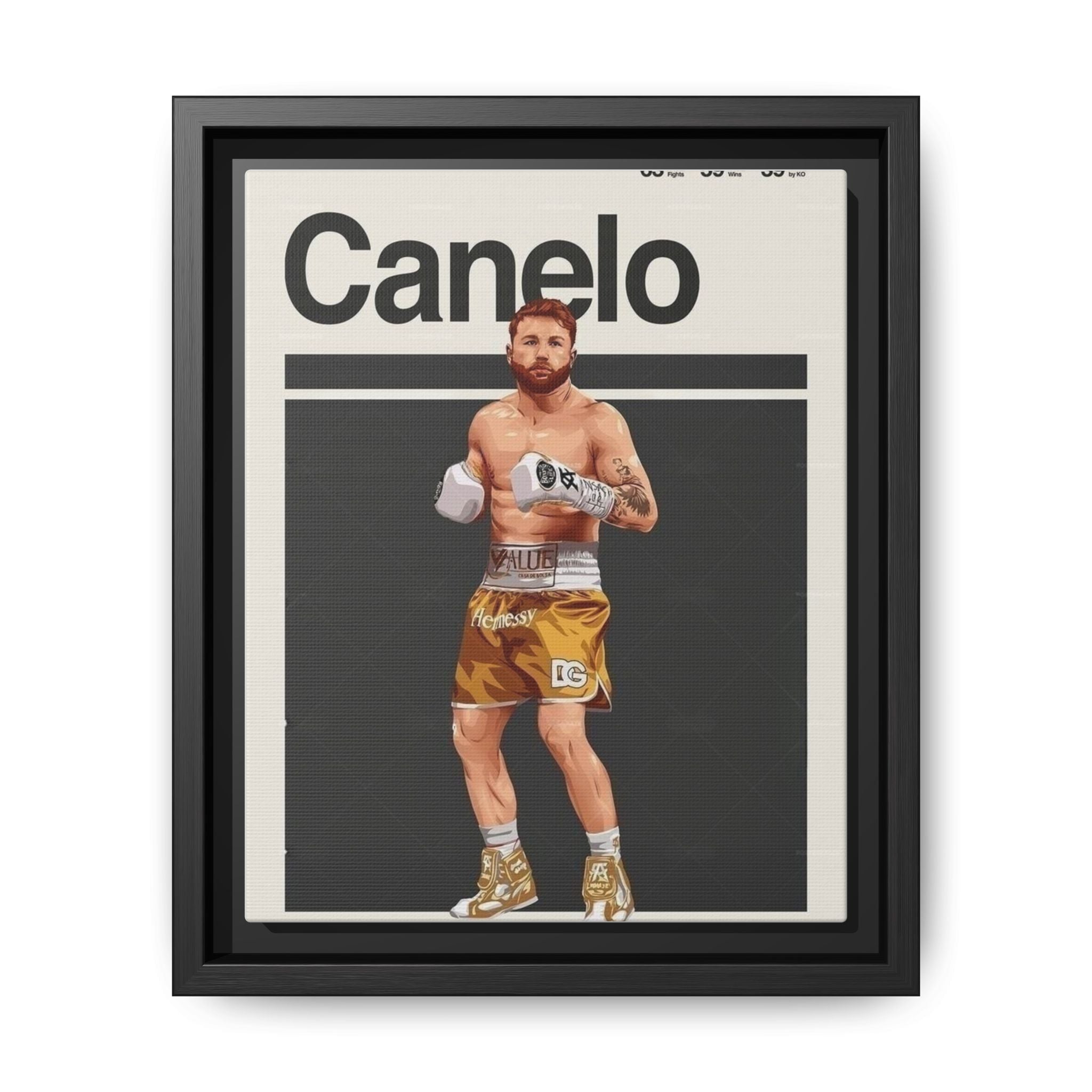 Pop Art Boxing Portrait: Canelo