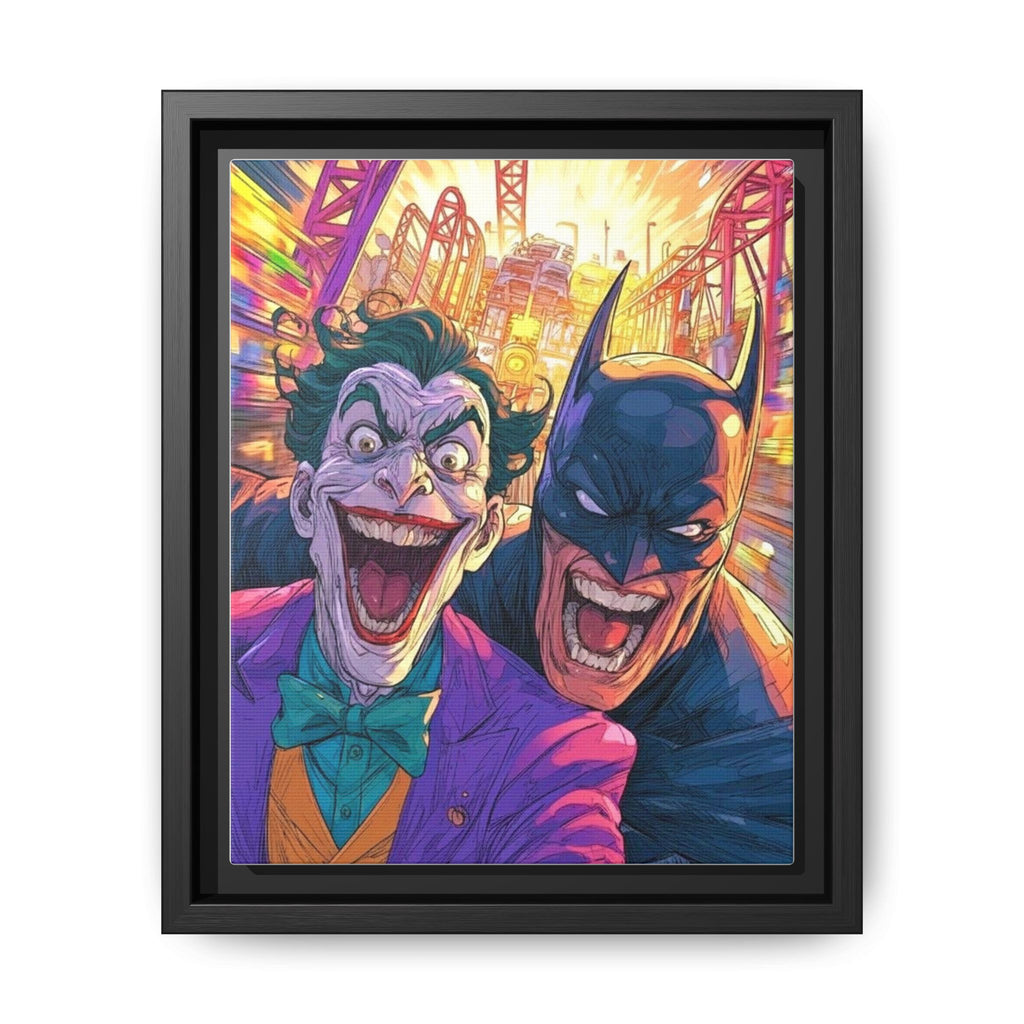 Energy and Madness: Batman and Joker in Portrait