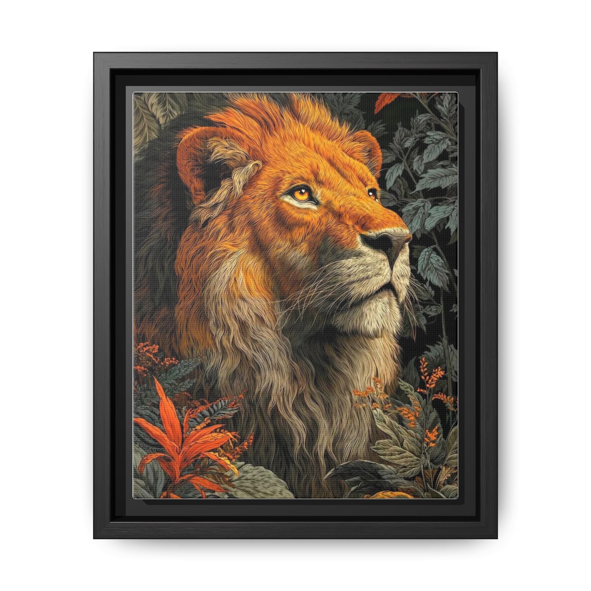 Nature's Roar: Dazzling Lion Portrait