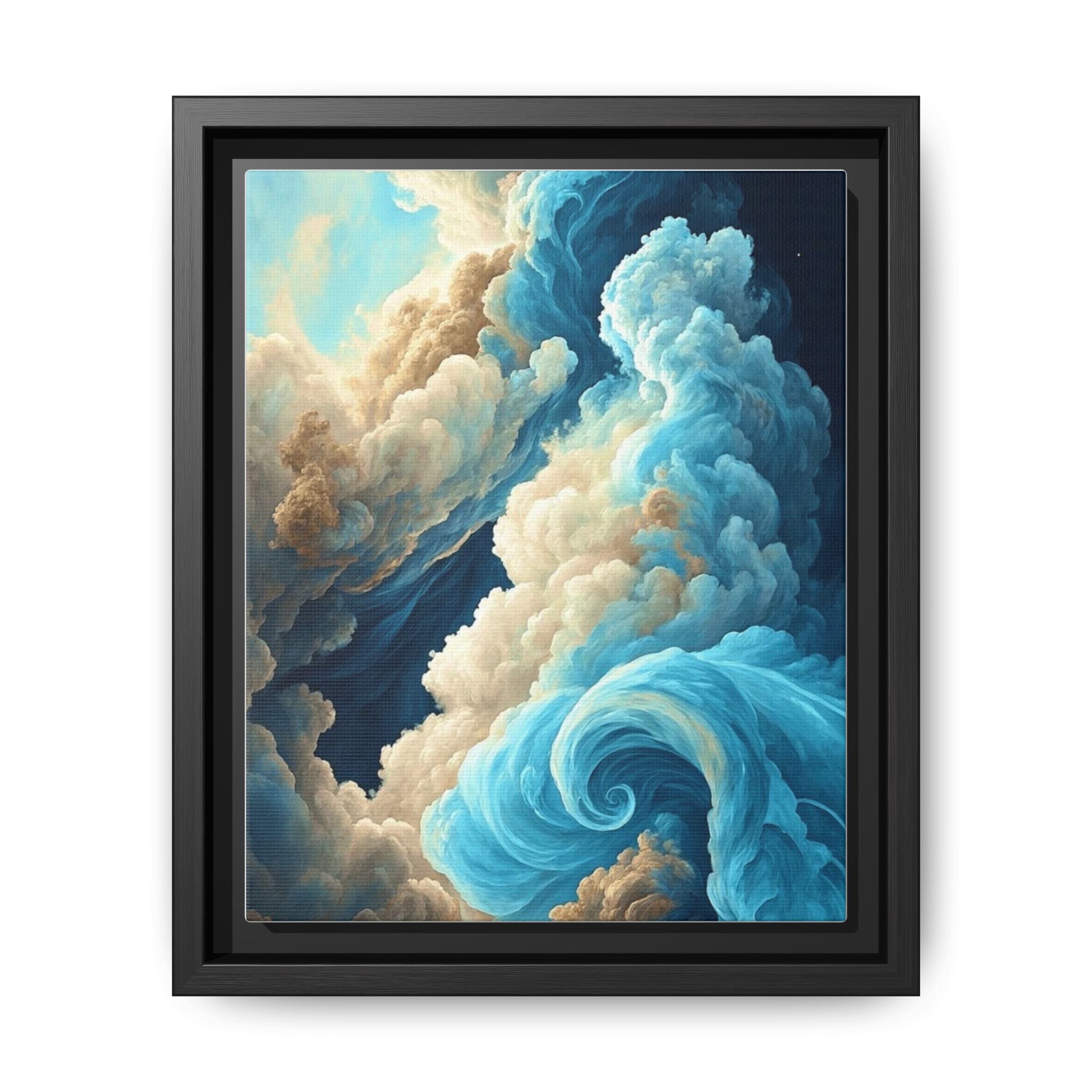 Celestial Elegance: Matte Canvas Print