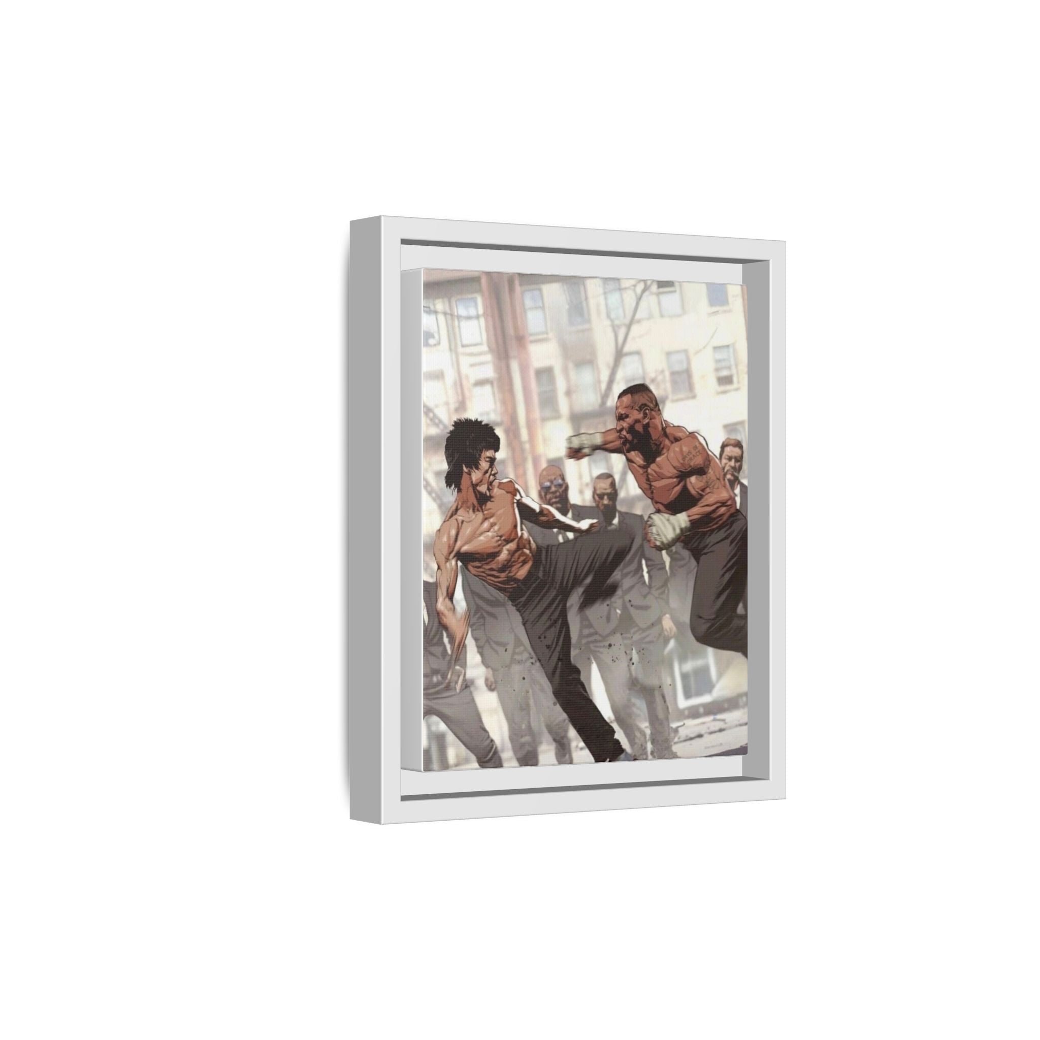 Portrait Art Print: Epic Three-Faced Duel