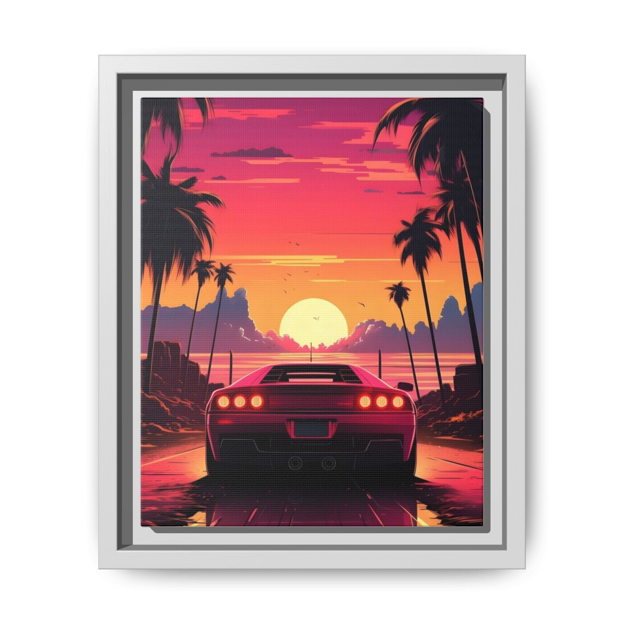 Tropical Escape: Triptych Art Portrait Print