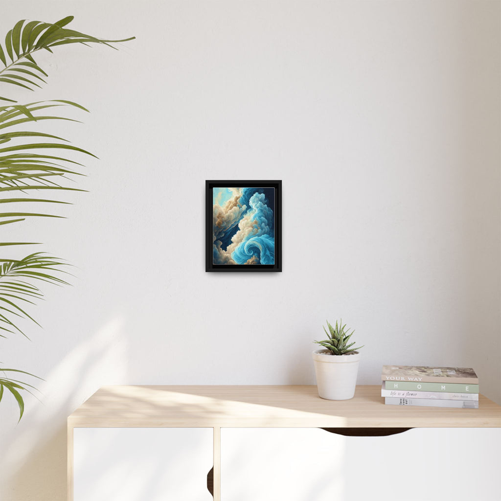 Celestial Elegance: Matte Canvas Print