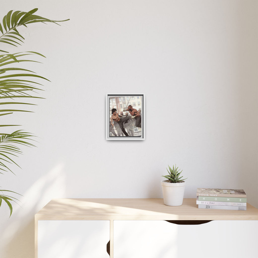 Portrait Art Print: Epic Three-Faced Duel