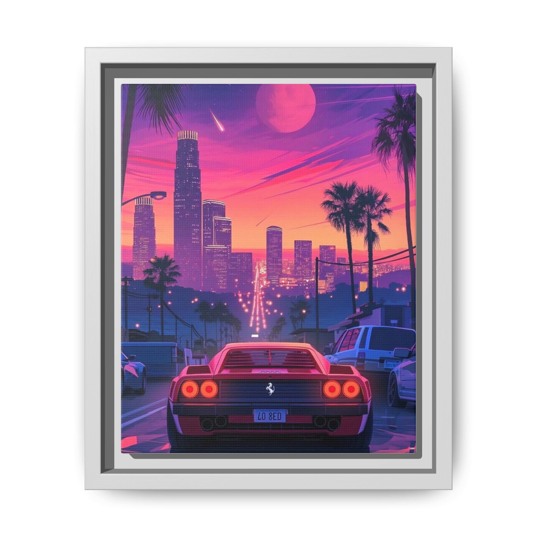 Urban Escape: Vibrant Pop Art Print