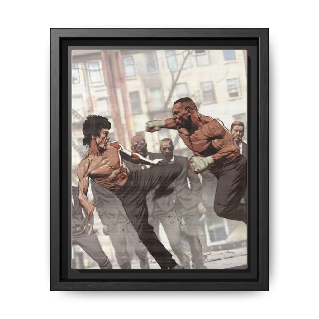 Portrait Art Print: Epic Three-Faced Duel