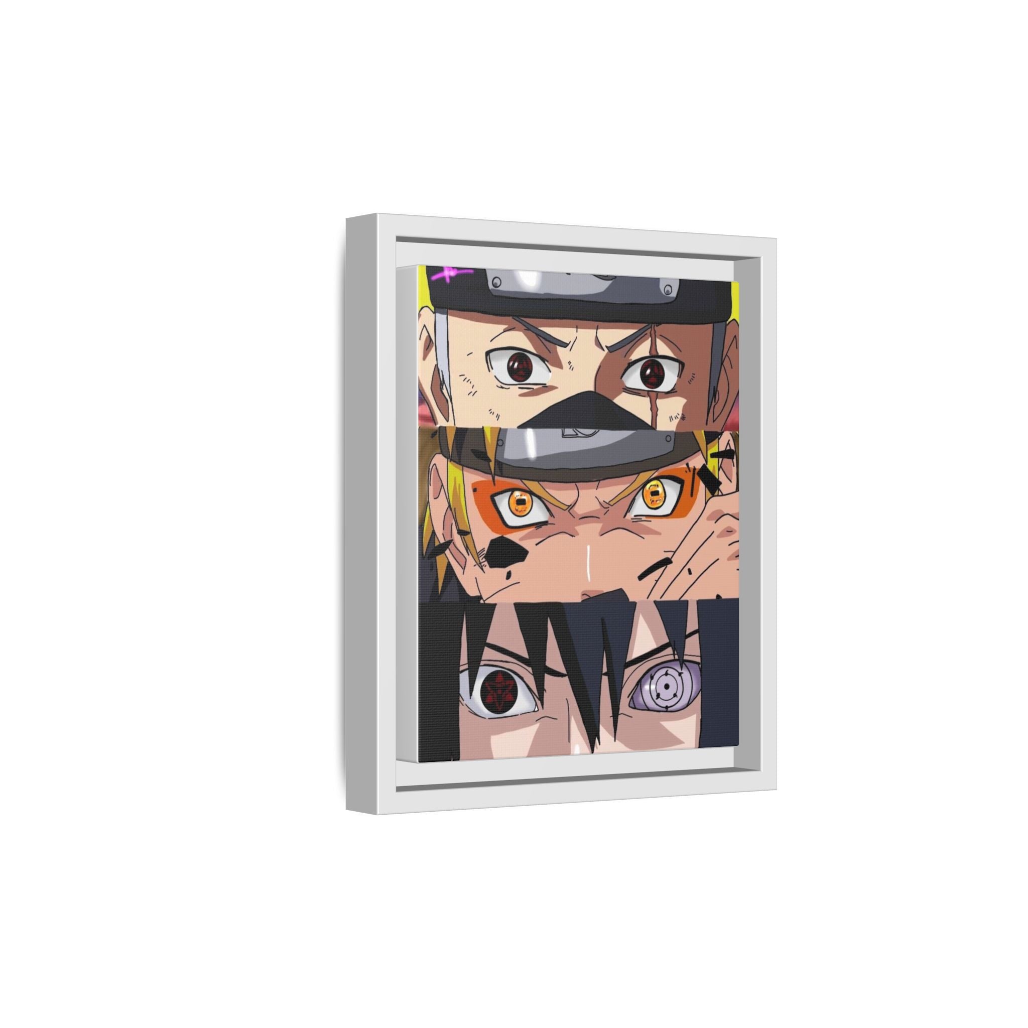 Pop art artistic portrait of manga heroes