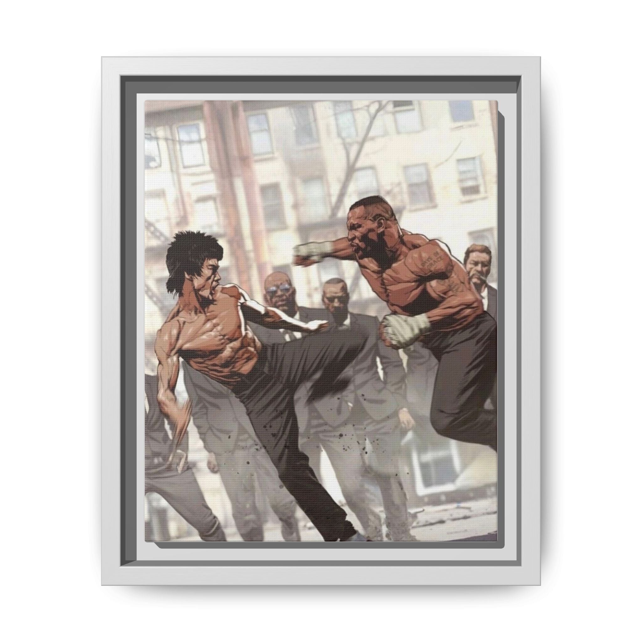 Portrait Art Print: Epic Three-Faced Duel