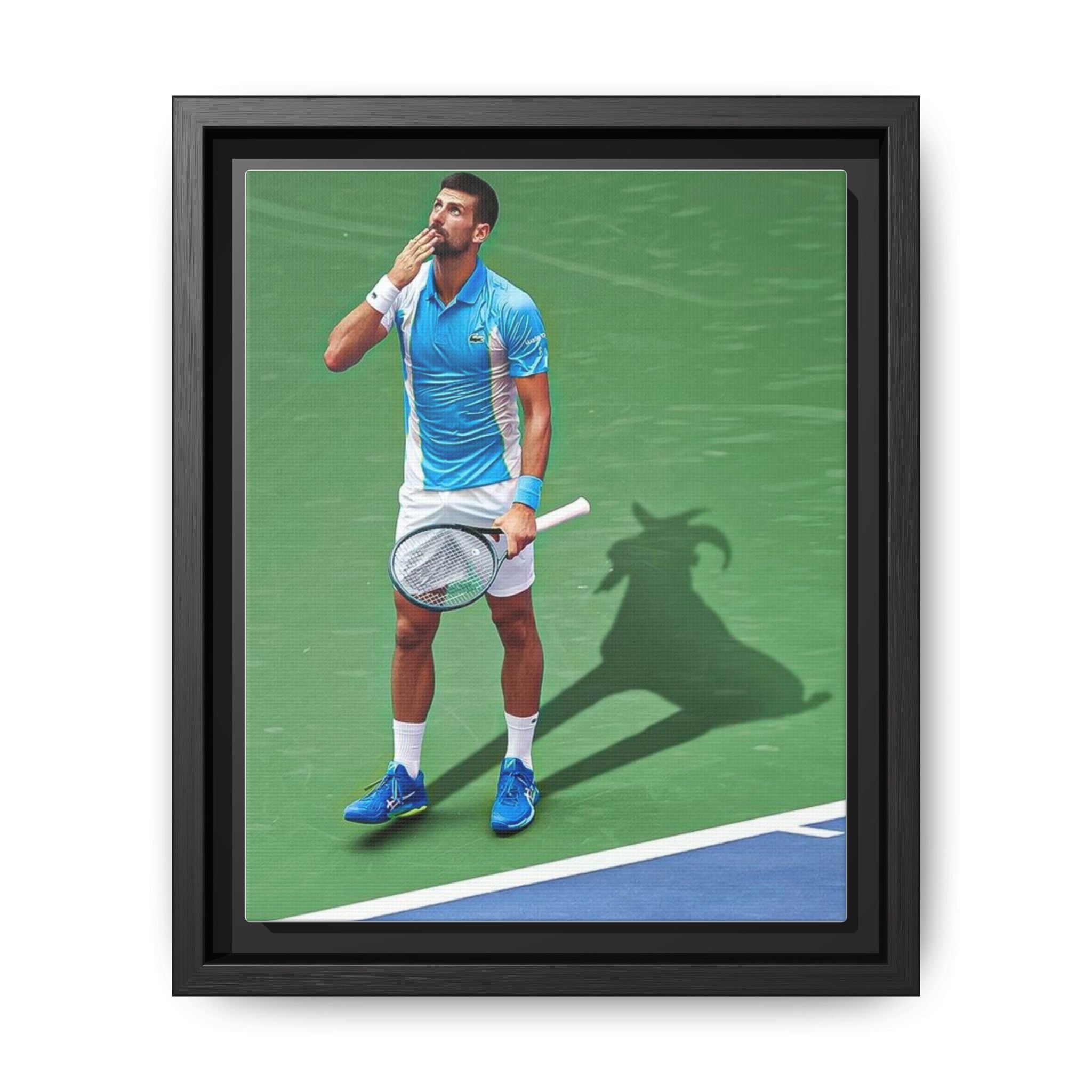 On-Court Celebration: The Shadow of Tennis