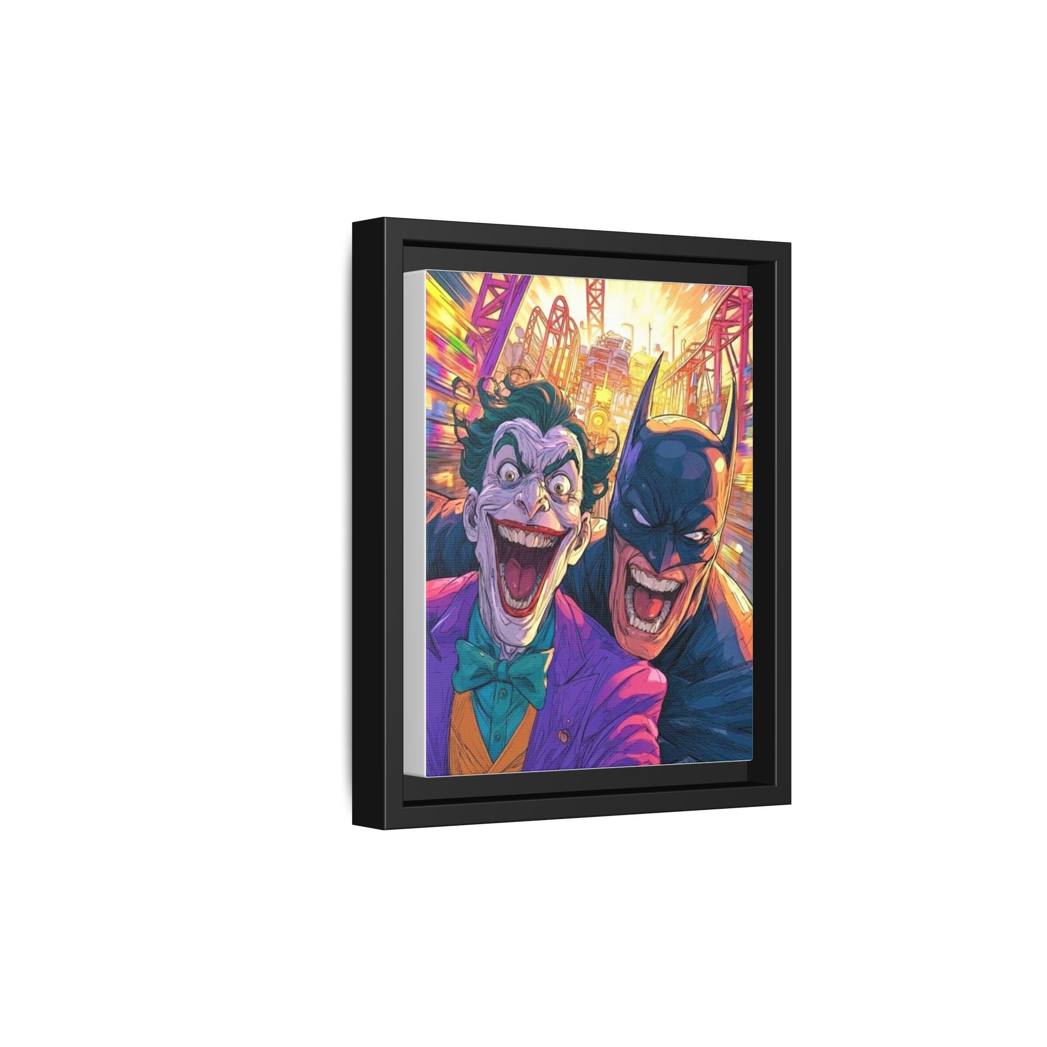 Energy and Madness: Batman and Joker in Portrait