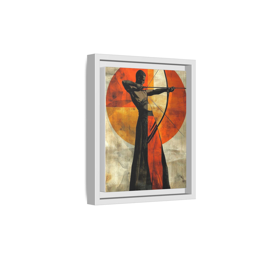 Modern artistic portrait: Archer in action