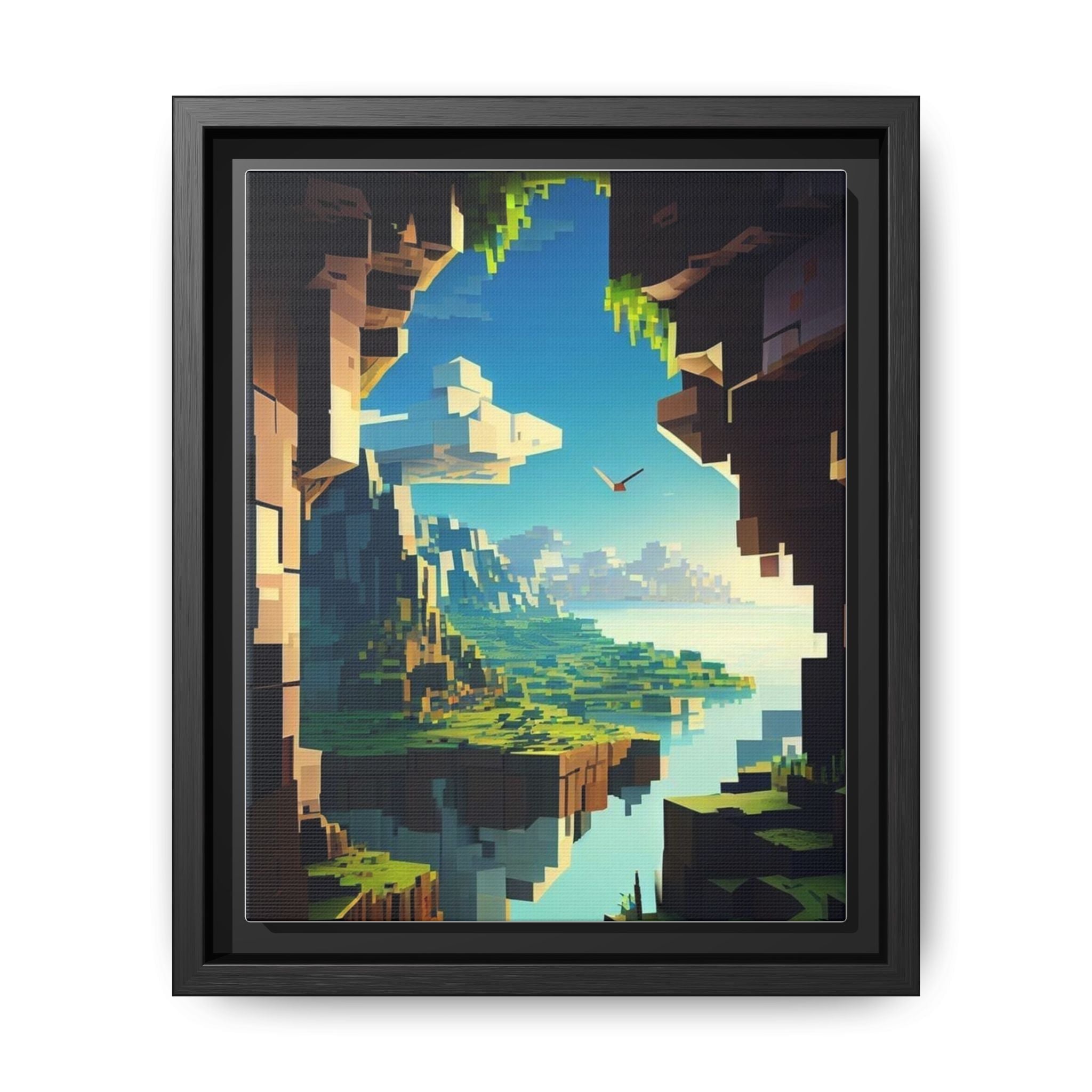 Pixelated Adventure: Enchanting Landscape