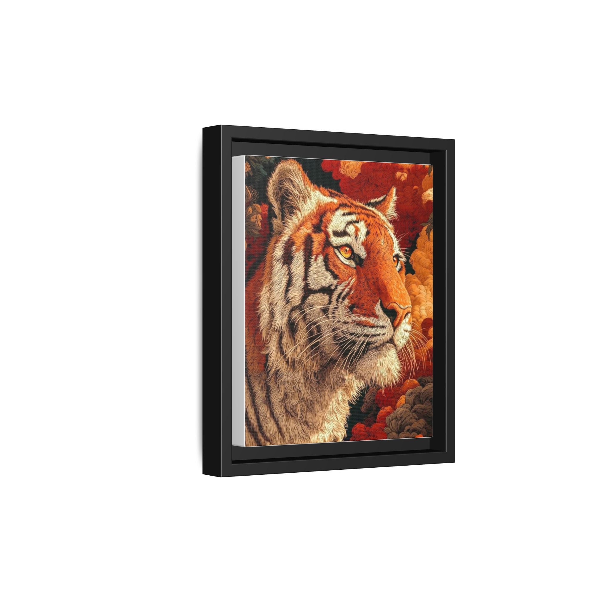 Portrait de Tigre en Couleurs Vives