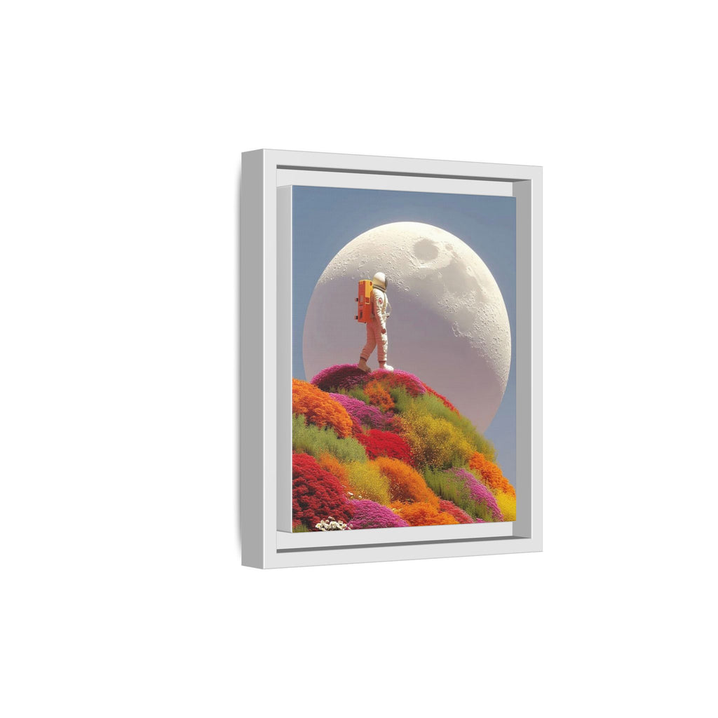 Lunar Exploration: Astronaut in the Land of Flowers