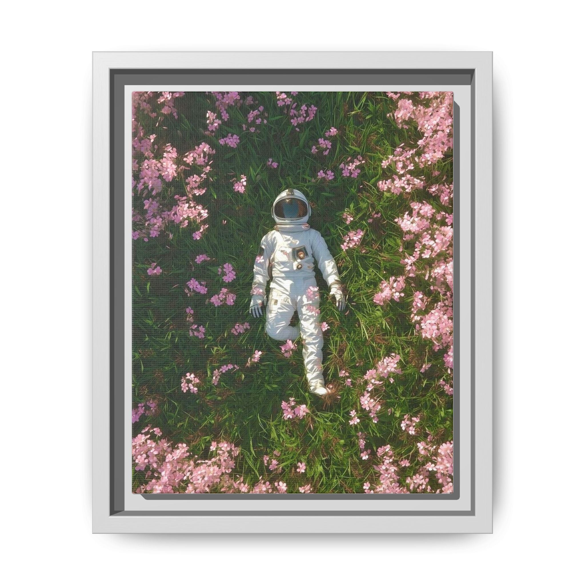 Astronaut in Bloom: A Captivating Work