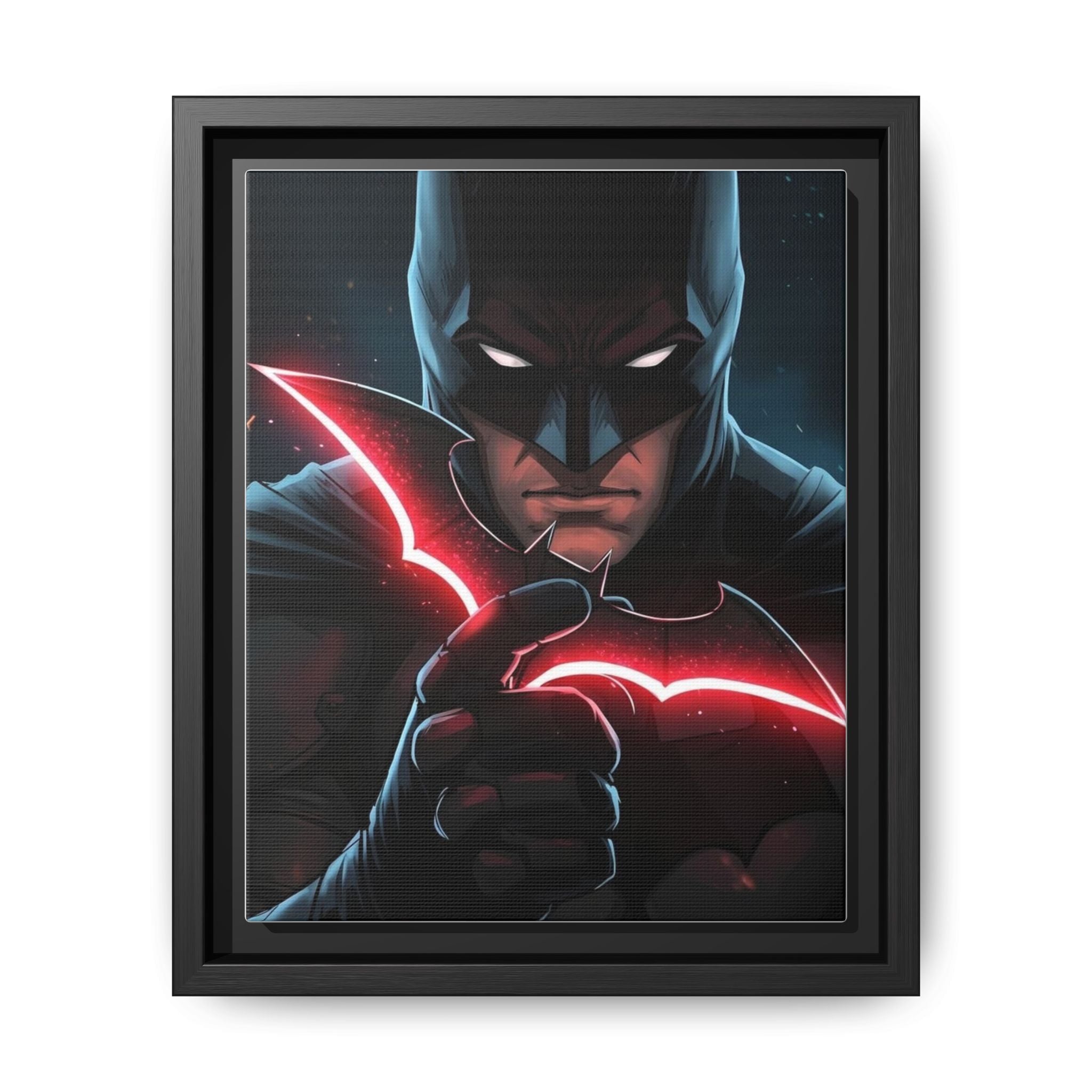 Artistic portrait of Batman: power and mystery