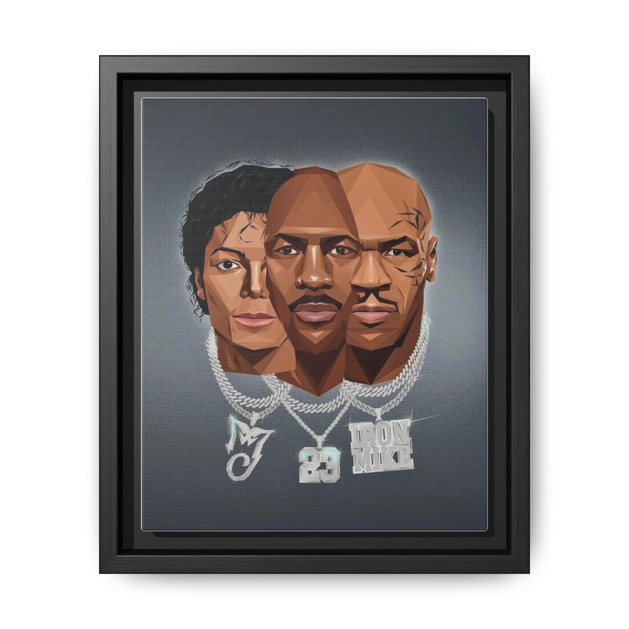 Triple-Face Pop Portrait: Legends of Urban Culture