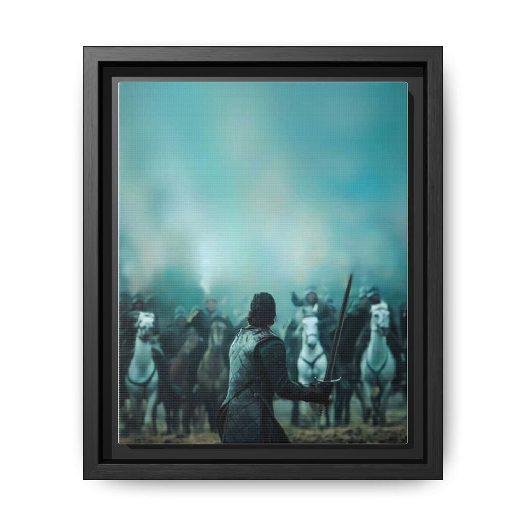 Equestrian Epic: Matte Combat Portrait